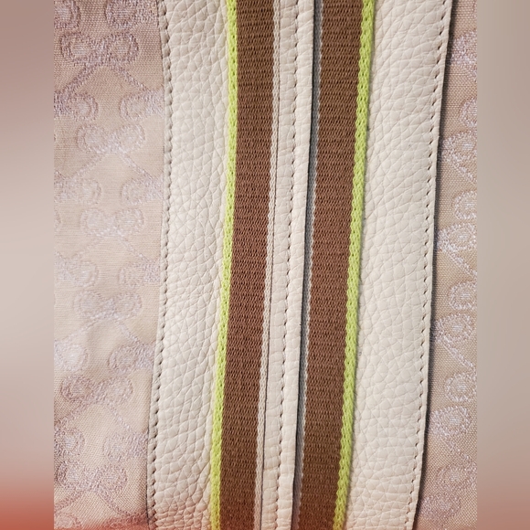 Vintage Anya Hindmarch Signature Striped bucket bag with metal foxhead handles - Picture 5 of 16